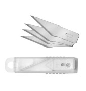 Bastelmesser-Ersatzklingen Titanium, 48mm Skalpellklinge Titannitrid