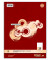 Collegeblock 040480035 Style Work flow, Muster, Lineatur 25 / liniert mit weißem Rand, A4, 70g, rot, 80 Blatt