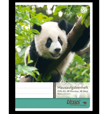 Hausaufgabenheft 040549003, A5, 80g, mehrfarbig, 48 Blatt / 96 Seiten