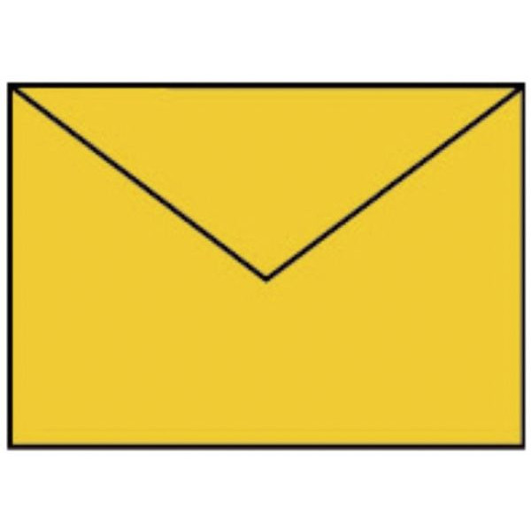 4014969497487 - Briefumschlag 220705543 C6 ohne Fenster nassklebend 80g goldgelb 4014969497487 COLORETTI 5 Stück