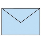 Designbriefumschlag Coloretti 220705517, C6, nassklebend, 80g, himmelblau