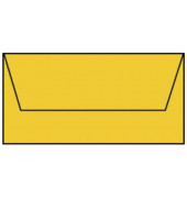 Designbriefumschlag Coloretti 220702543, Din Lang, nassklebend, 80g, goldgelb