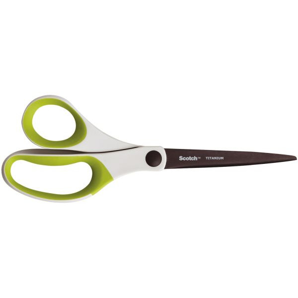 4046719273539 - Haushaltsschere Titanum Edelstahl rostfrei titanbeschichtet 20cm weiß-grün 4046719273539 Scotch