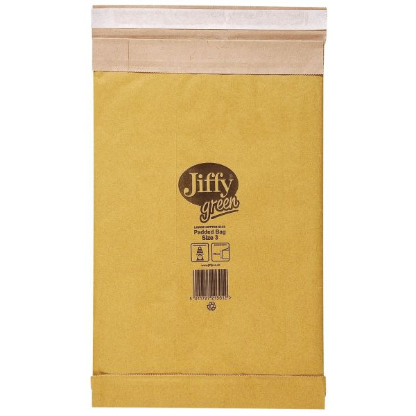 8711717009263 - Papierpolstertaschen green Size 6 30001316 innen 295x458mm braun 8711717009263 50 Stück