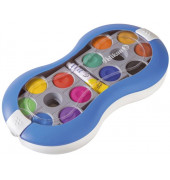 Farbkasten Space+, 700023, Deckfarbe, 24 Farben, blau
