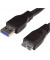 MRCS153 1m USB-Kabel  Micro 3.0 schwarz