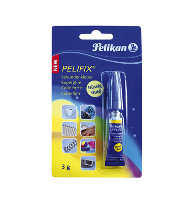 Sekundenkleber 340067 PELIFIX P897, 3g, permanent
