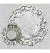 DEKO 3621 19 0425 Tortenspitze D36cm silber