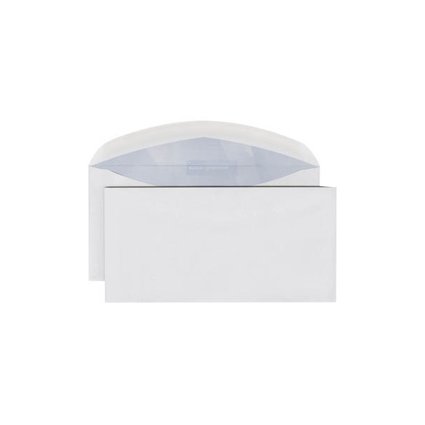 7611722010715 - Briefumschlag Premium 31482 Din Lang+ (C6 5) ohne Fenster nassklebend 80g weiß 7611722010715 500 Stück