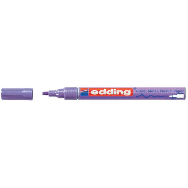 4004764953820 - Lackmarker 751 creative 751-9-078 Stift violett-metallic 1-2mm Rundspitze 4004764953820 Edding
