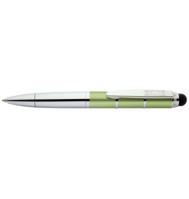 33657/3D Metallic Kugelschreiber Piccolo green