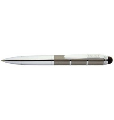 33660/3D Metallic Kugelschreiber Piccolo grey