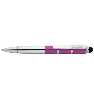 33661/3D Metallic Kugelschreiber Piccolo pink