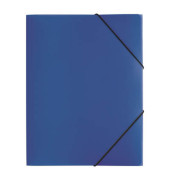 Eckspannmappe Lucy Trend 21613-07, A4 blau Polypropylen (PP), f&uuml;r ca. 250 Blatt  (80 g/m&sup2;), mit 3 Einschlagklappen