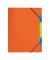 Ordnungsmappe Funky School 41803-09, 5-teilig blanko, orange, Din A4, 5 F&auml;cher