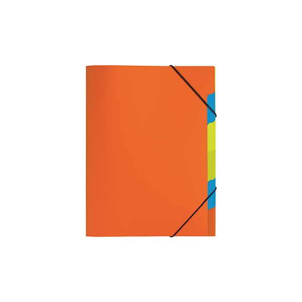 4009212041746 - Ordnungsmappe Funky School PP 41803-09 5-teilig blanko orange A4 5 Fächer 4009212041746 Pagna