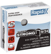 Heftklammern Extra High Performance Super Strong 9/24, 24871800, Stahldraht verzinkt, Heftleistung 150-210 Blatt max.
