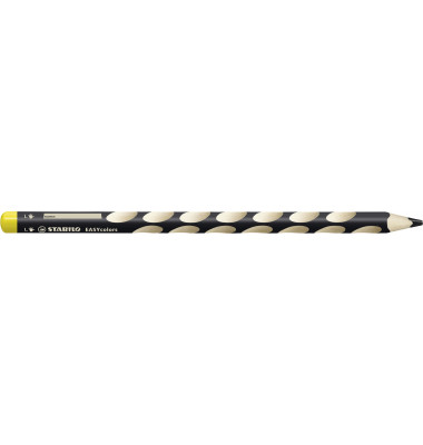 Buntstifte EASYcolors, 331/750-6, schwarz, dreikant, ergonomisch