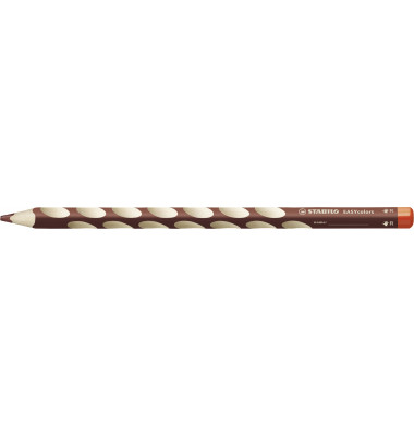 Buntstifte EASYcolors, 332/655, braun, dreikant, ergonomisch