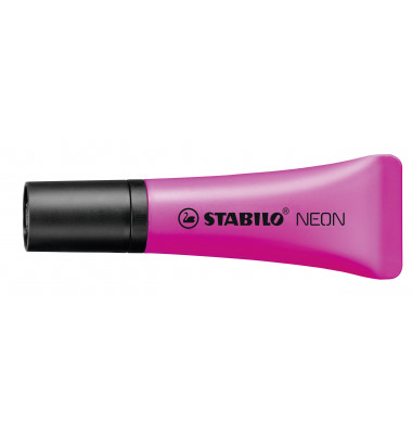 Textmarker STABILO Neon, 72/58, neonmagenta, 2-5mm Keilspitze