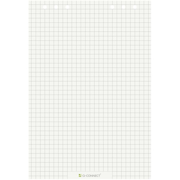 5 Stück Q-connect Flipchartblock KF15416, 68x99cm, kariert / blanko, 80 g/m² 9002244863343 Q-connect