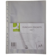 Prospekth&uuml;llen KF15436, A4 transluzent genarbt, oben offen, 0,055mm