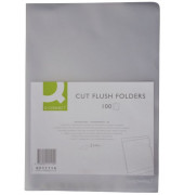 Sichthüllen KF11114, A4, transluzent genarbt, oben & rechts offen, 