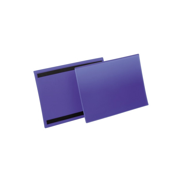 4005546109046 - Etiketten- und Kennzeichnungstaschen B 297 x 210 mm (A4 quer) 50 Stück blau