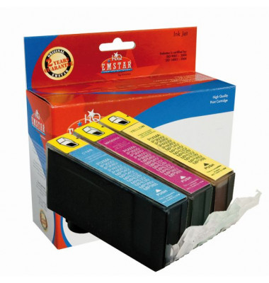 EMSTAR Druckerpatrone C114 kompatibel zu Canon CLI-526 C/M/Y, Multipack,  cyan, magenta, gelb - Bürobedarf Thüringen