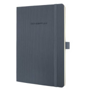 Notizbuch CO329, Conceptum, grau, A5, liniert, 80g, 97 Blatt / 194 Seiten