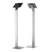 8932-23 Bodenst&auml;nder Tablethalter Floor silber