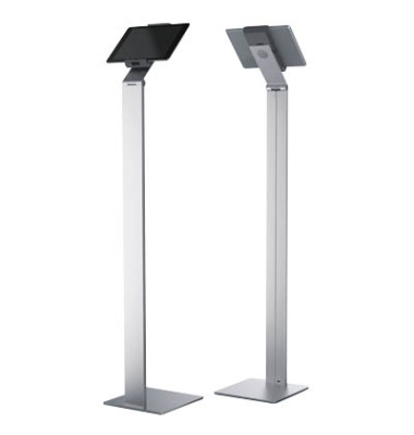 8932-23 Bodenst&auml;nder Tablethalter Floor silber