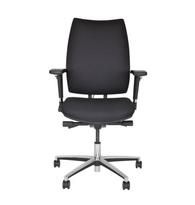 Bürodrehstuhl Upscale, schwarz, gepolsterte Rückenlehne, 1,7 cm