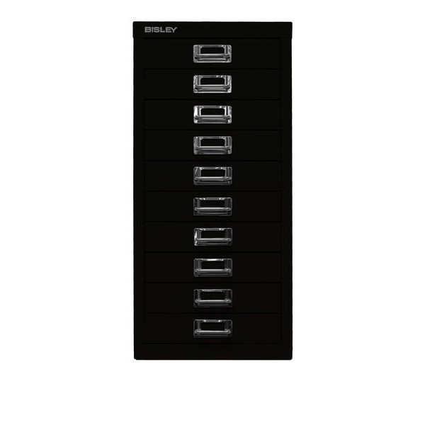 5020073705881 - Schubladenschrank MultiDrawer? 29er Serie L2910833 Stahl 10 Schubladen (Vollauszug) A4 279 x 59 x 38 cm schwarz 5020073705