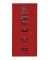 Schubladenschrank MultiDrawer™ 29er Serie L298670, Stahl, 8 Schubladen (Vollauszug), A4, 38 x 59 x 27,8 cm, rot