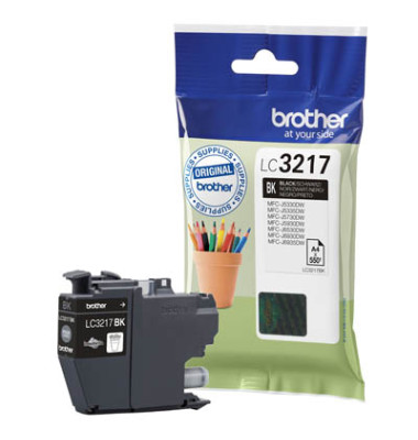 Druckerpatrone LC3217BK (LC-3217BK), schwarz, ca. 550 Seiten