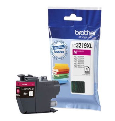 Druckerpatrone LC3219XLM (kompatibel zu Brother LC-3219XL-M), magenta, ca. 1500 Seiten