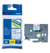 P-touch Schriftband TZe-MQ531 12mm x 4m schwarz/pastellblau laminiert selbstklebend