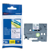 P-touch Schriftband TZe-MQE31 12mm x 4m schwarz/pastellrosa laminiert selbstklebend