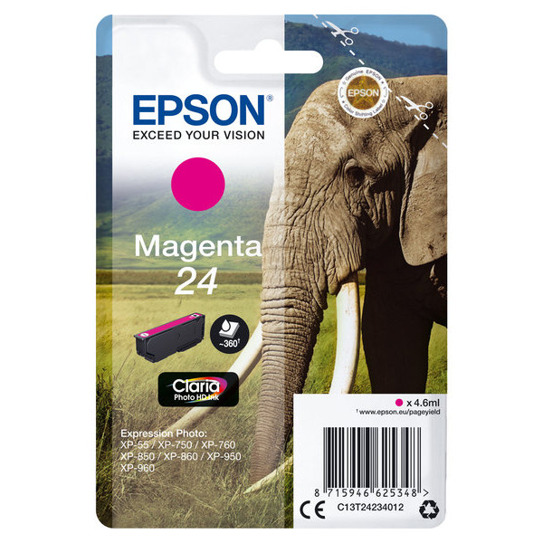 8715946625348 - Druckerpatrone Claria Photo HD 24 (C13T24234012) magenta 8715946625348 Epson