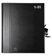 F&auml;chermappe Klassik - & Archiv -Kollektion 61650B, schwarz, A4, 31 F&auml;cher