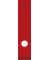 Rückenschilder lang/breit rot 60x290mm