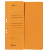 Ösenhefter 80003874, A4 orange halber Vorderdeckel, Recycling-Manilakarton 250g