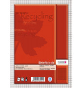 Briefblock 100050118 Business Office Notes, Lineatur 5 / kariert, A5, 70g, orange, 50 Blatt