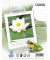 Collegeblock 100050220 Recycling, Seerose, Lineatur 28 / kariert mit Rand innen/außen, A4, 70g, grün, 80 Blatt