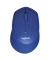 PC-Maus M330 Silent Plus 910-004910, 3 Tasten, kabellos, USB-Funk, Rechtshänder, optisch, blau