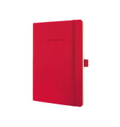 Notizbuch CO325, Conceptum, rot, A5, liniert, 80g, 97 Blatt / 194 Seiten