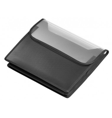 Sammelmappe VELOBAG 1443482, A4 quer schwarz, 5,5cm F&uuml;llh&ouml;he, Polypropylen (PP)