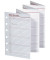Kalendereinlage 02-0285, Pocket, 12 Monate / 2 Seiten, 74x105mm (A7), 2025