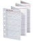 Kalendereinlage 02-0468, Kompakt, 12 Monate / 2 Seiten, 95x167mm (A6), 2025